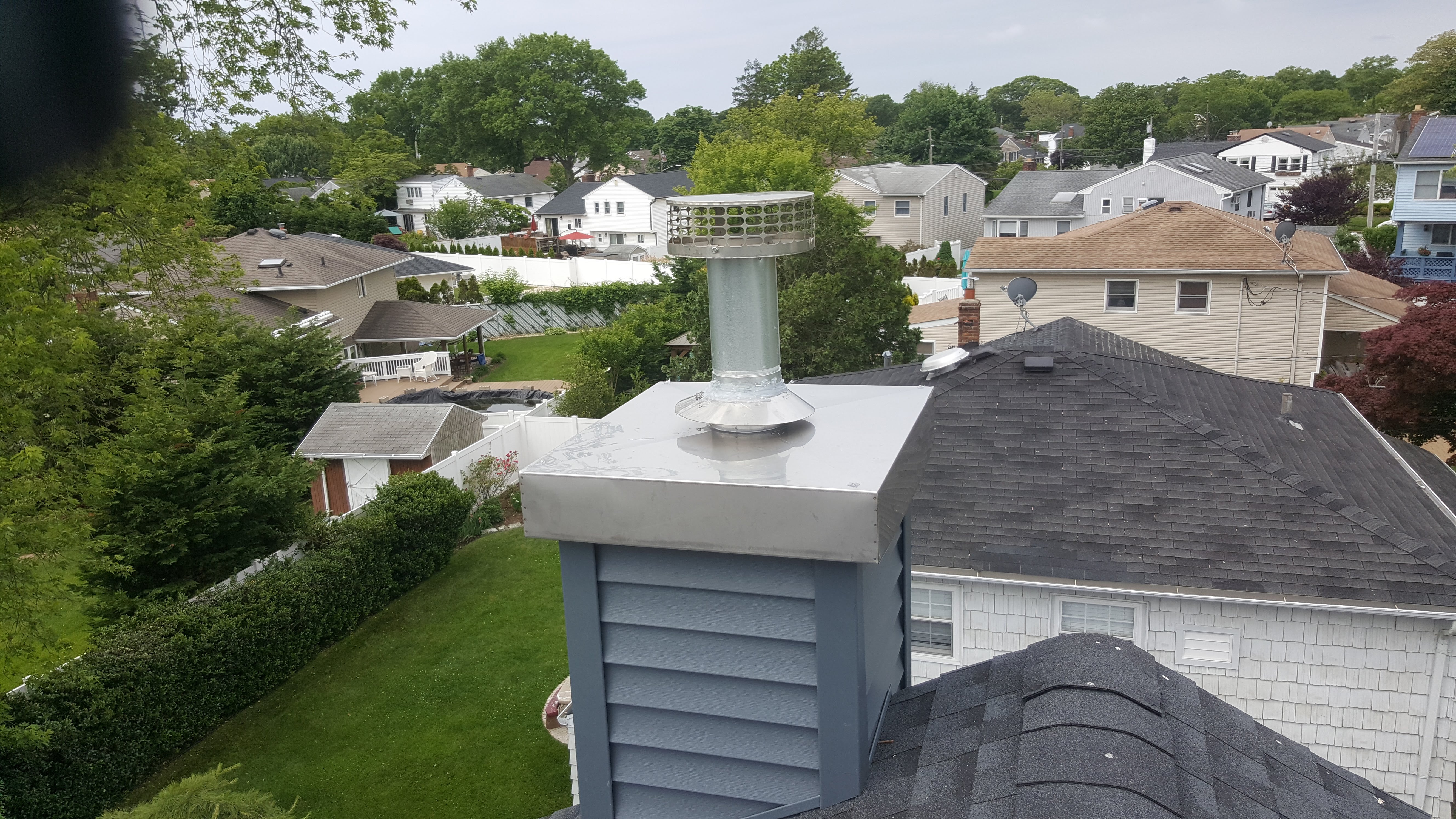 Energy-saving top sealing damper installed in Lindenhurst, New York